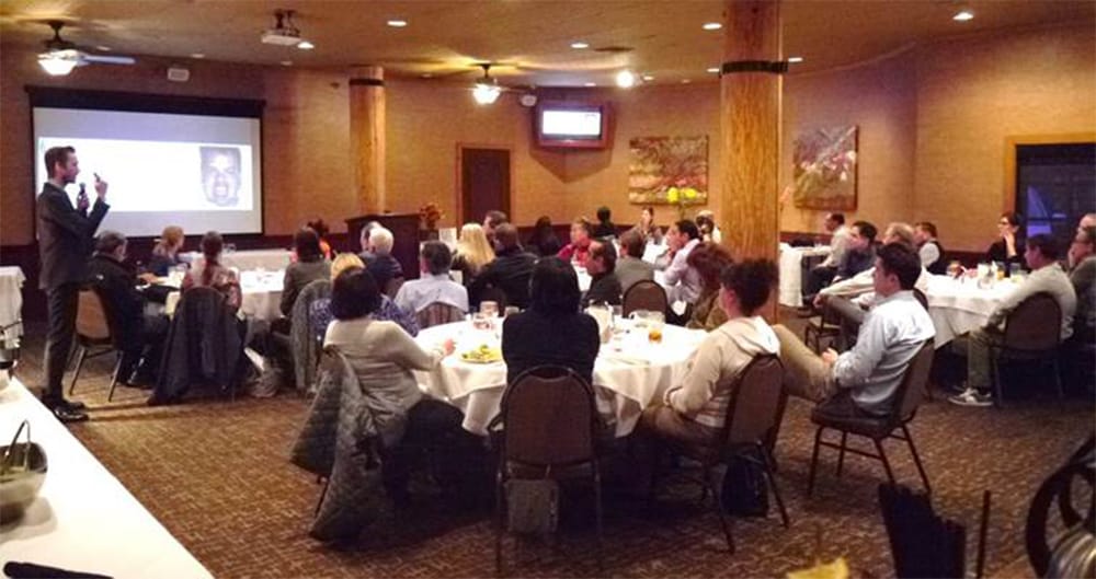 Presentation at Study Club meeting in a nice conference room